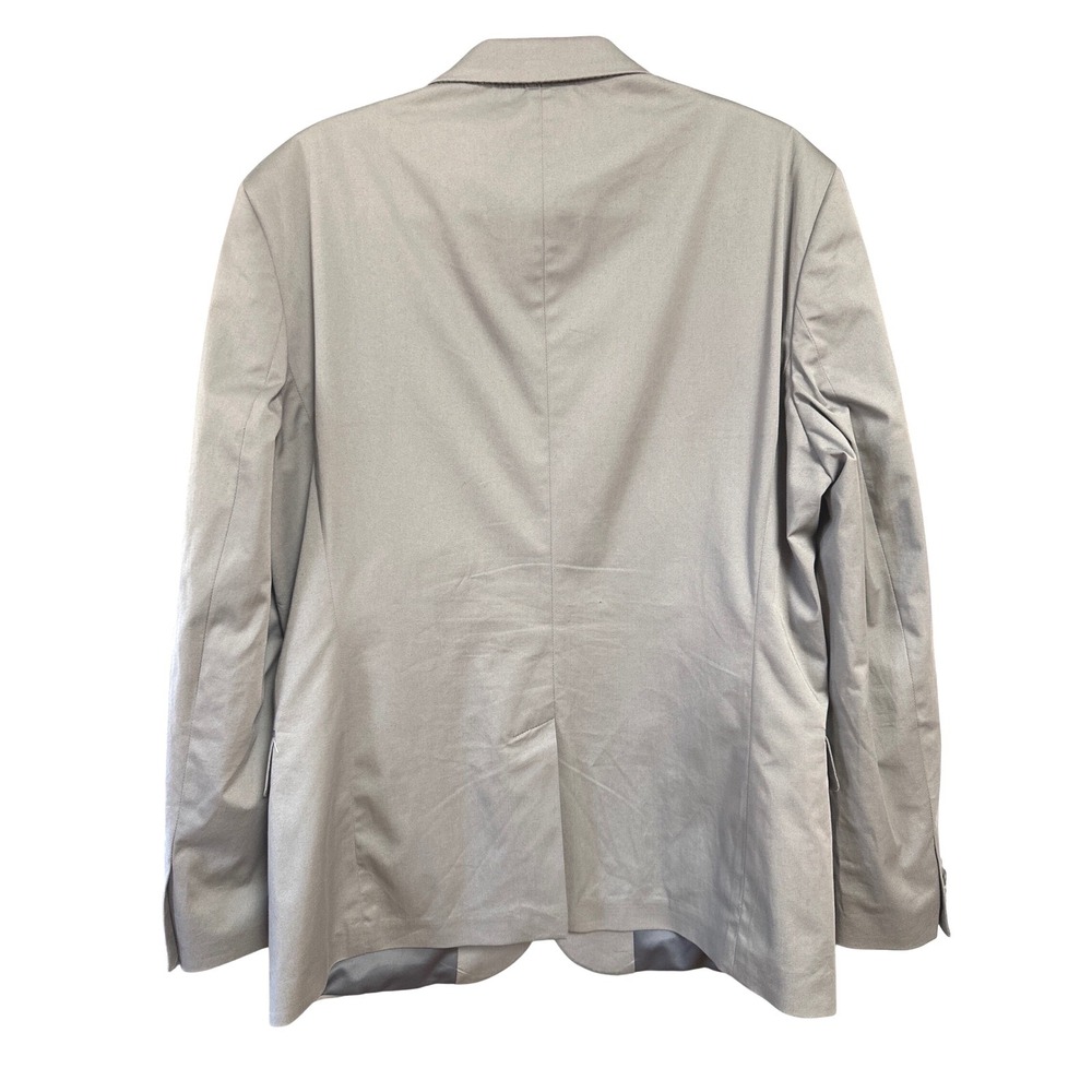 Express Conscious Edit Light Gray Two Button Notc… - image 4